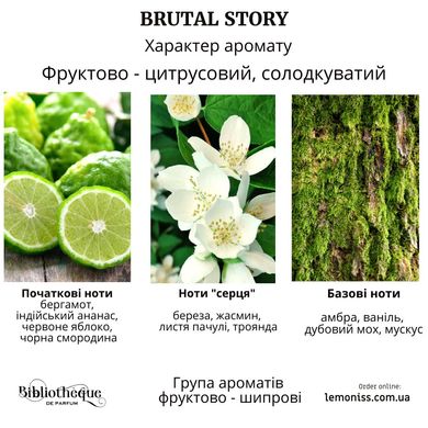 Парфумована вода BIBLIOTHEQUE DE PARFUM - Brutal story