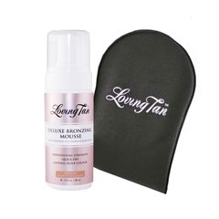 Набор для нанесения автозагара Loving Tan Deluxe Bronzing Mousse Medium + Deluxe Applicator Mitt