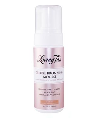 Набір для нанесення автозасмаги Loving Tan Deluxe Bronzing Mousse Medium + Deluxe Applicator Mitt