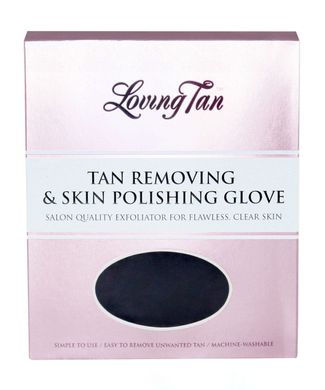 Рукавичка для видалення автозасмаги LOVING TAN Tan Removing & Skin Polishing Glove